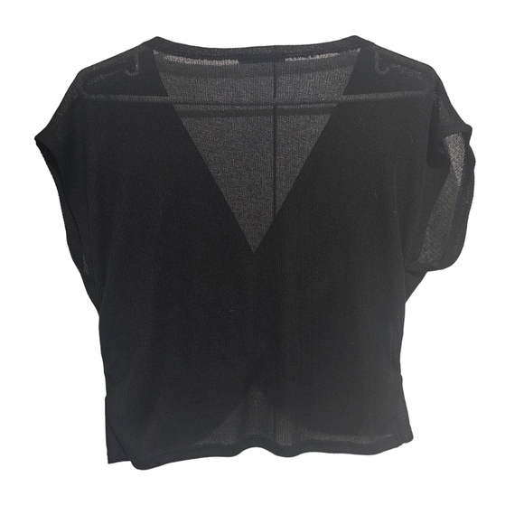 Zara Black Knotted Top - Picture 4 of 5